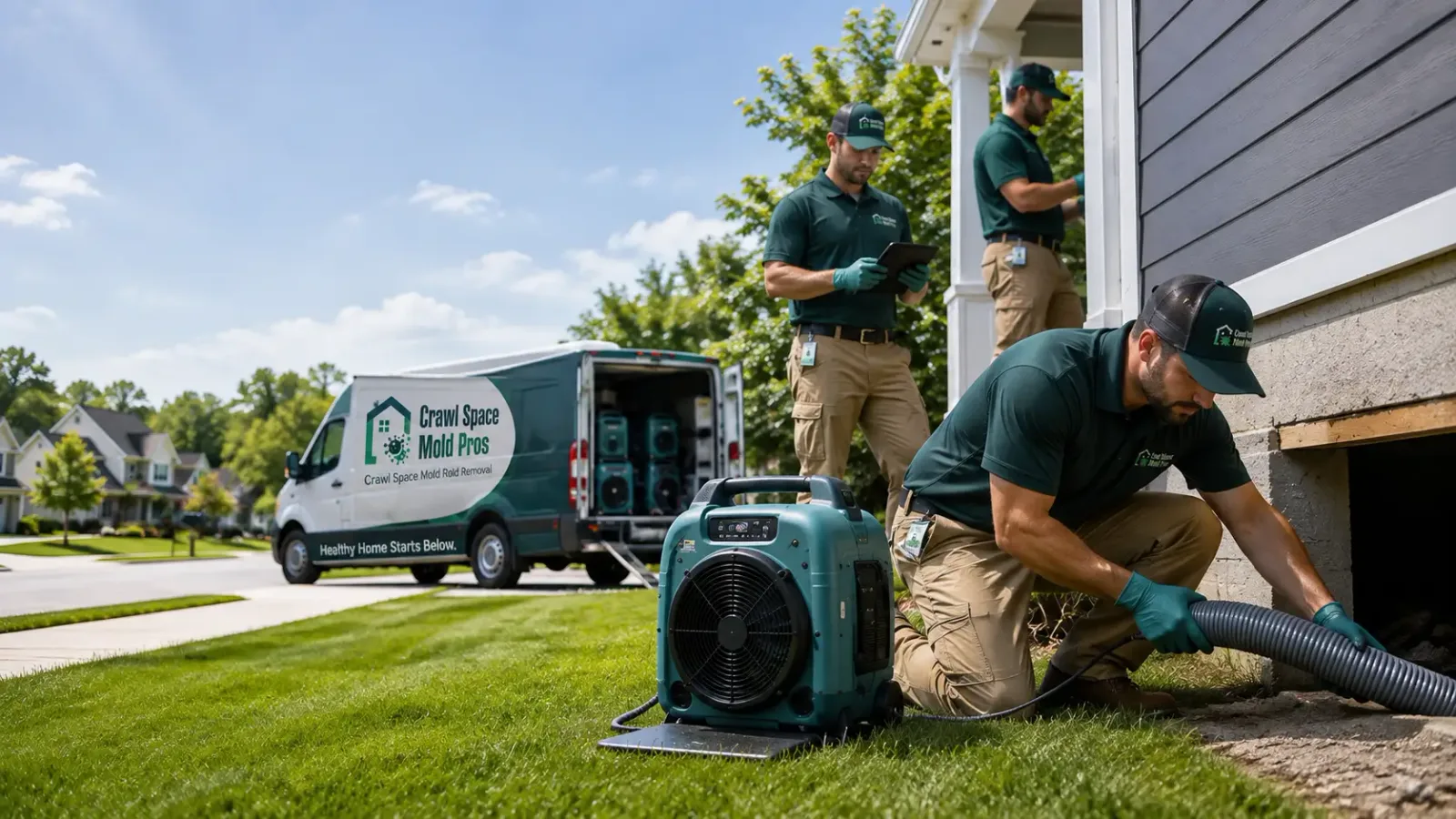 Crawl Space Mold Removal in Rosalia, WA